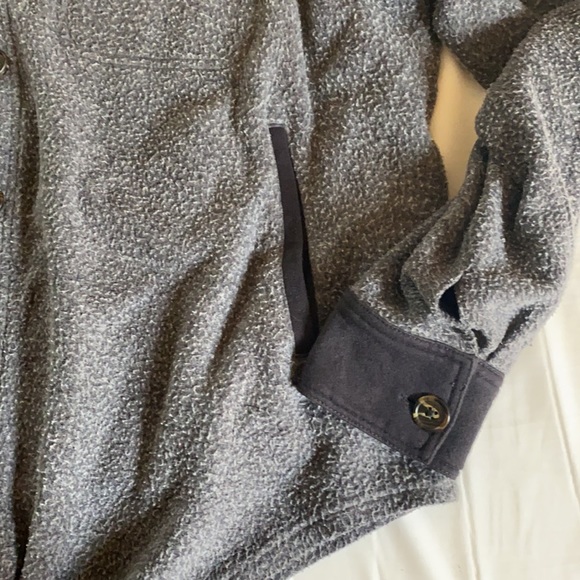 PACSUN XS Flannel/Jacket Grey - Picture 3 of 4